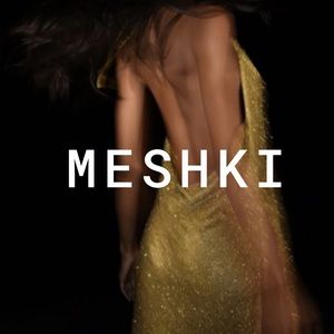 SIYA Halter Glomesh Mini Dress - Gold